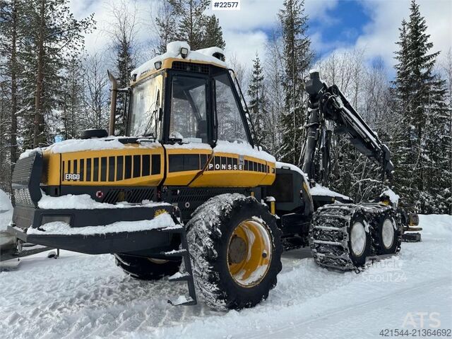 Aratógép Ponsse Ergo Harvester with H7 Head and Ilsbo Brush Cutter