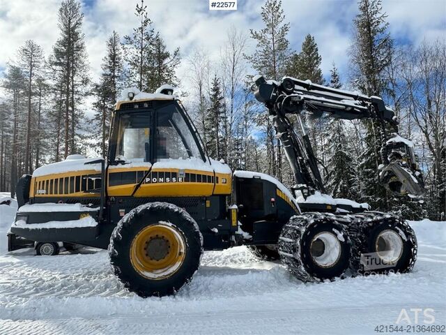 Aratógép Ponsse Ergo Harvester with H7 Head and Ilsbo Brush Cutter