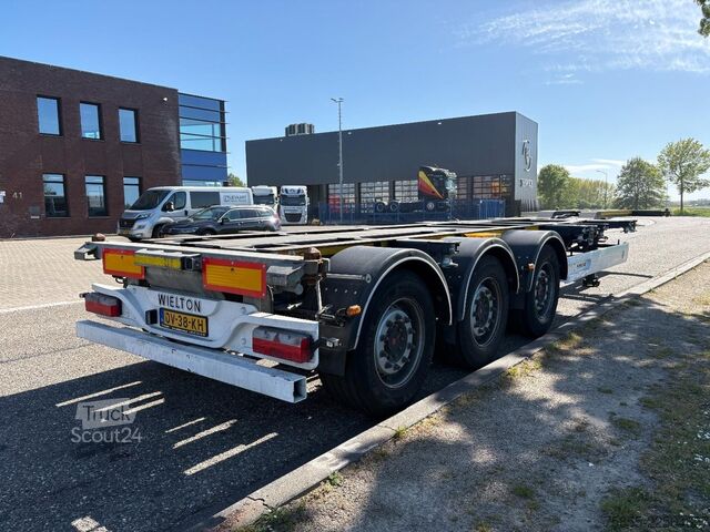 Container transport Wielton NS3P  Multi / Liftaxle / SAF Disc / APK-TÜV 10-26