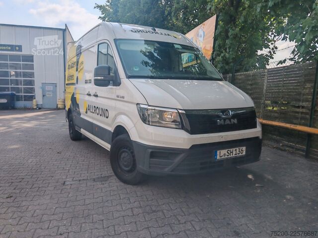 Ploščati dostavnik MAN TGE Kasten ,ittel/hoch / AHK / KAM