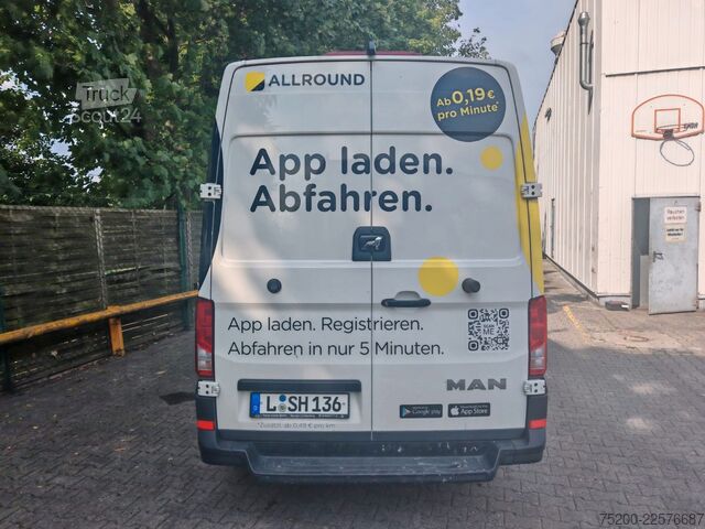 Ploščati dostavnik MAN TGE Kasten ,ittel/hoch / AHK / KAM