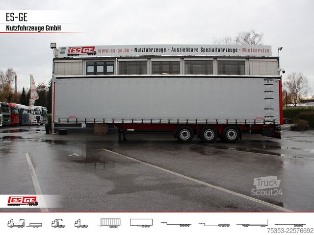 Semirimorchio con telone KÖGEL 3-Achs-Cargo-Coil-Pritschensattelanhänger