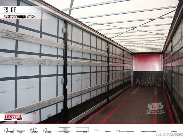 Semirimorchio con telone KÖGEL 3-Achs-Cargo-Coil-Pritschensattelanhänger