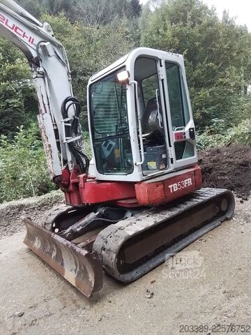 Escavatore cingolato TAKEUCHI TB53FR/POWERTILT/SCHNELLWECHSLER/5TONNEN