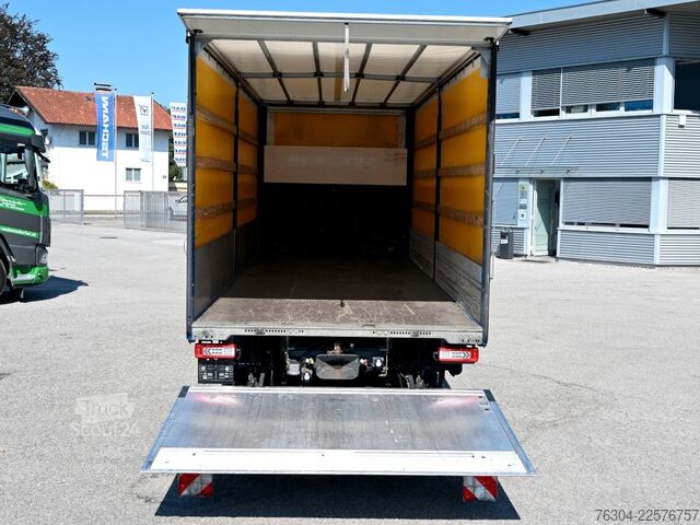 Autocarro con pianale e telone RENAULT D16 280 GlobalCab
