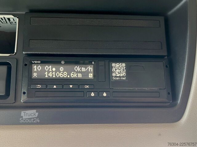 Autocarro con pianale e telone RENAULT D16 280 GlobalCab