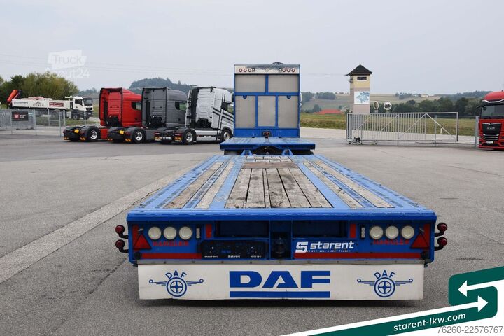 Camion jumbo DAF XF SSC 530 FMS-Aufbau + Hangler Plateuanhänger
