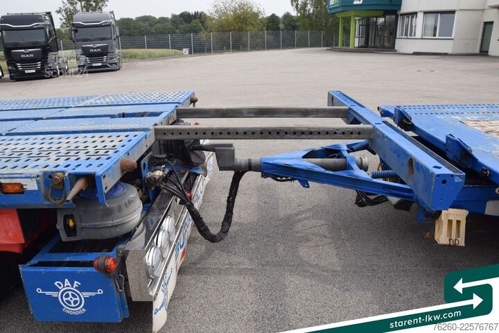 Camion jumbo DAF XF SSC 530 FMS-Aufbau + Hangler Plateuanhänger