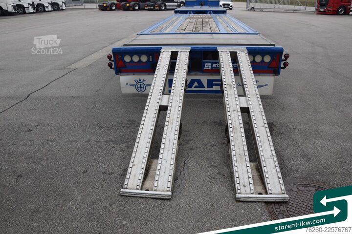 Camion jumbo DAF XF SSC 530 FMS-Aufbau + Hangler Plateuanhänger