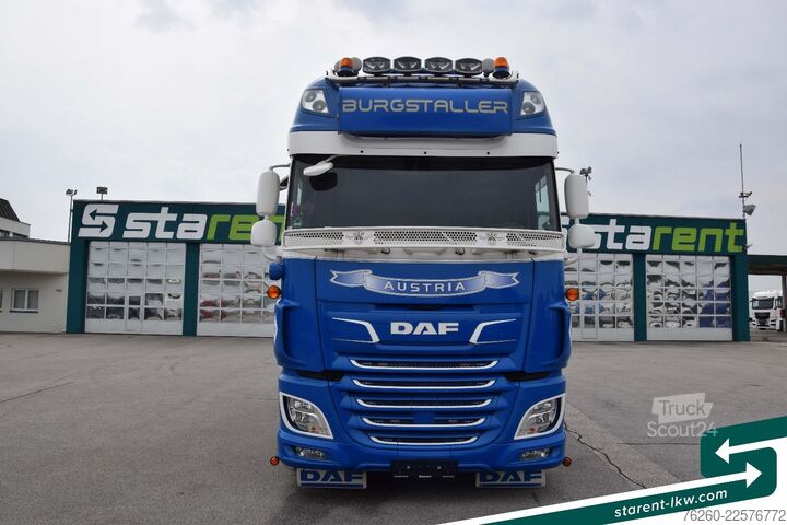 Camion porte-voitures DAF XF SSC 530 FMS-Aufbau + Hangler Plateuanhänger