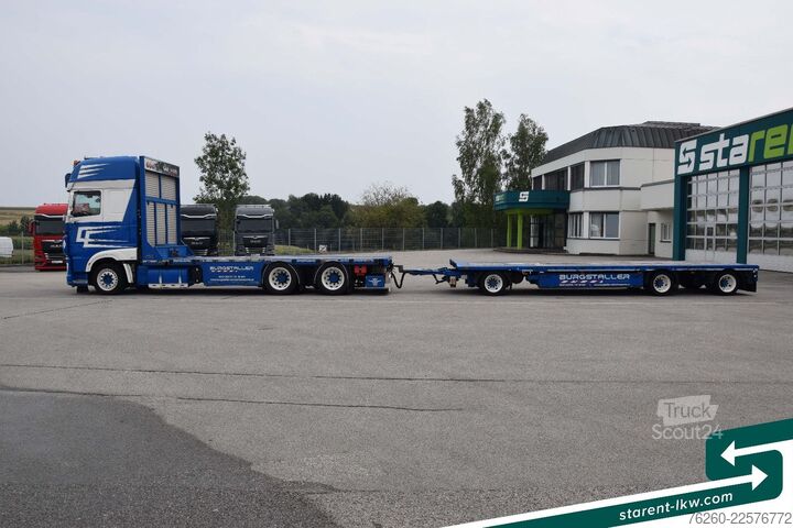 Camion porte-voitures DAF XF SSC 530 FMS-Aufbau + Hangler Plateuanhänger