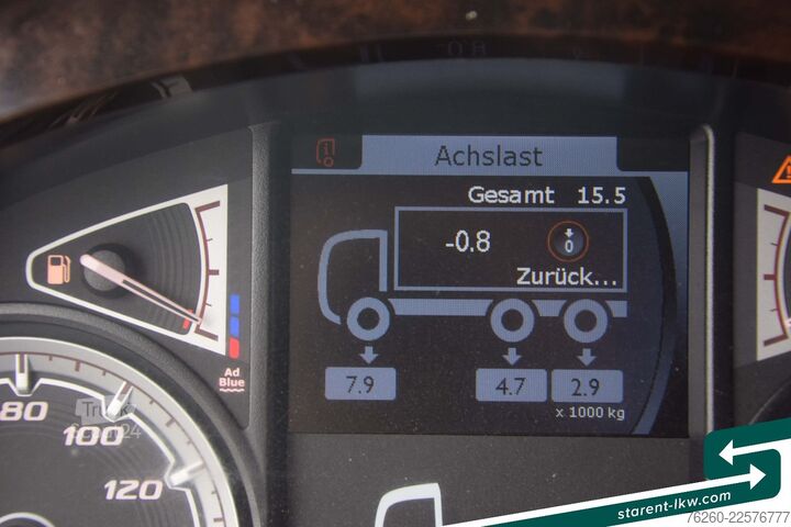 LKW mit Pritsche (offen) DAF XF SSC 530 FMS-Aufbau + Hangler Plateuanhänger