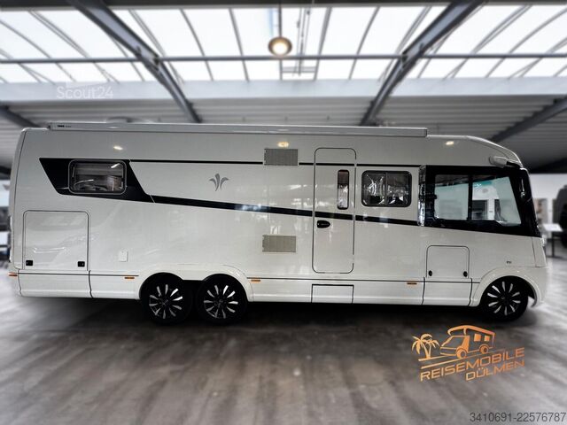 Integreret autocamper NIESMANN+BISCHOFF Arto 85 LE 3.0 Ltr Hubstützen TV  Lithium Solar