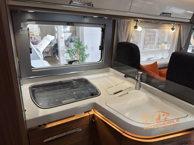 Integreret autocamper NIESMANN+BISCHOFF Arto 85 LE 3.0 Ltr Hubstützen TV  Lithium Solar