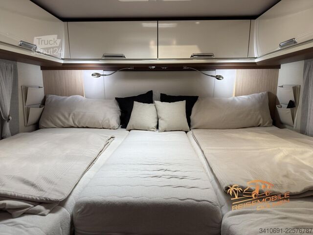 Integreret autocamper NIESMANN+BISCHOFF Arto 85 LE 3.0 Ltr Hubstützen TV  Lithium Solar