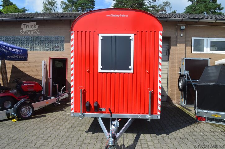 Būvniecības piekabe Weiro 1350 Kg Bauwagen Weiro Heizung Schnelläu