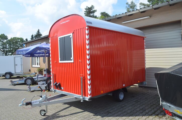 Būvniecības piekabe Weiro 1350 Kg Bauwagen Weiro Heizung Schnelläu