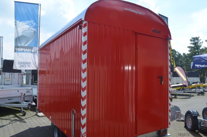 Būvniecības piekabe Weiro 1350 Kg Bauwagen Weiro Heizung Schnelläu