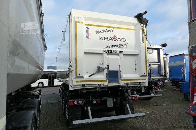 Semi-remorque benne SCHMITZ CARGOBULL SKI 24 SL 9.6, Alu, 50m³, Okuslide, Alu-Felgen