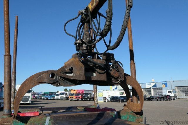 Houtstam-oplegger  Diebolt, Teleskop., Holzladekran, 2-Achser, BPW