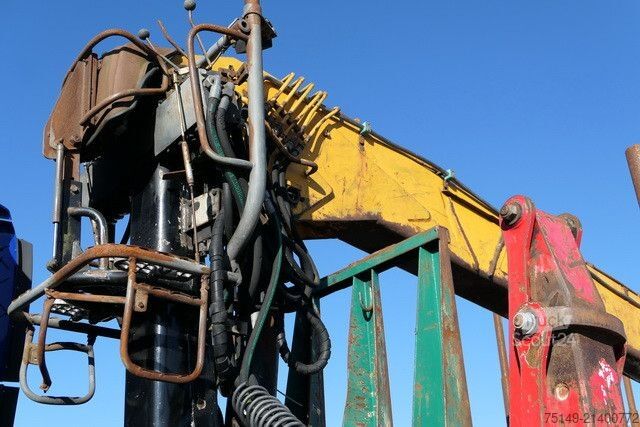 Houtstam-oplegger  Diebolt, Teleskop., Holzladekran, 2-Achser, BPW