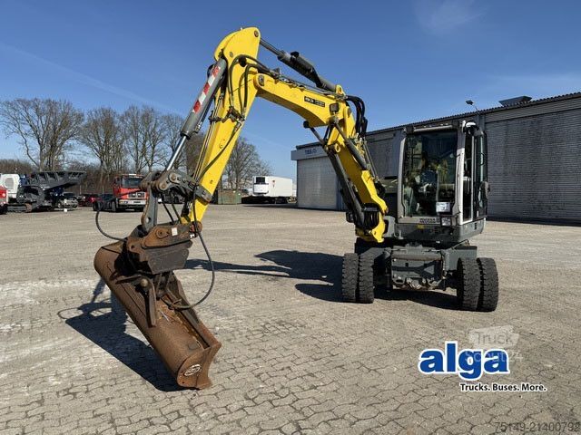 Koparka kołowa WACKER EW65, Verstellausleger, Hydr. S.W.S.,Div. Löffel