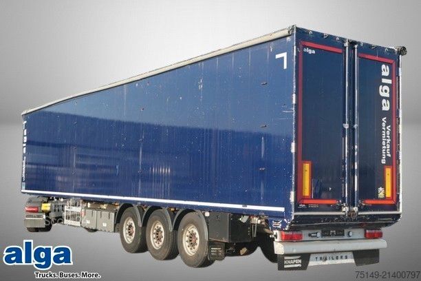 Puspiekabe ar staigājošo grīdu KNAPEN K 100, 92m³, 7mm XD-Boden, Luft-Lift, SAF