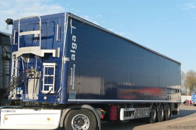 Puspiekabe ar staigājošo grīdu KNAPEN K 100, 92m³, 7mm XD-Boden, Luft-Lift, SAF