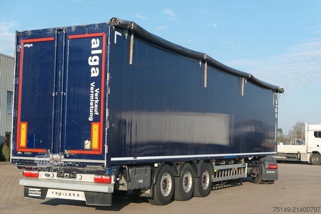 Puspiekabe ar staigājošo grīdu KNAPEN K 100, 92m³, 7mm XD-Boden, Luft-Lift, SAF