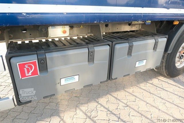 Puspiekabe ar staigājošo grīdu KNAPEN K 100, 92m³, 7mm XD-Boden, Luft-Lift, SAF