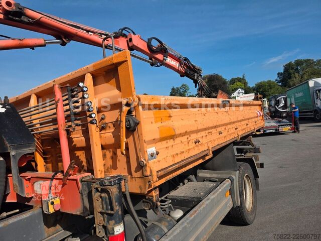 Billenő teherautó MERCEDES-BENZ Atego 1218 / Kipper+Kran / load 5,2ton / E3