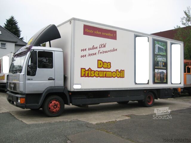 Lastebil med spesialtilpasset påbygg MAN 8.163 Friseurmobil 4 Arbeitsplätze *TÜV 08-2027*