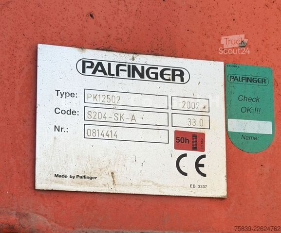 Trójstronna wywrotka MAN FE 280, PK 12.502, Funk, Greifer
