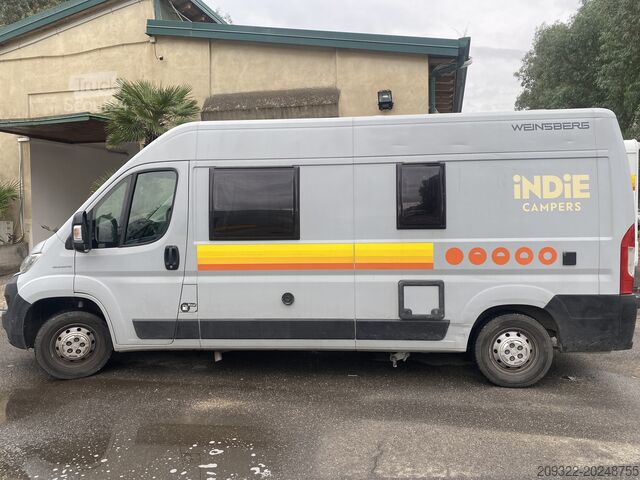 Caravane/camping-car Fiat Weinsberg Carabus 600 K | 4 Posti Letto | Completamente Attrezzato