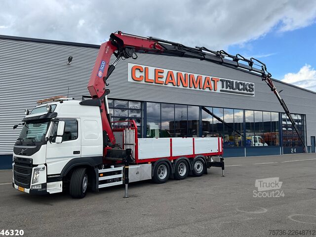Darus teherautó Volvo FM 500 Euro 6 HMF 50 Tonmeter laadkraan + Fly-J...