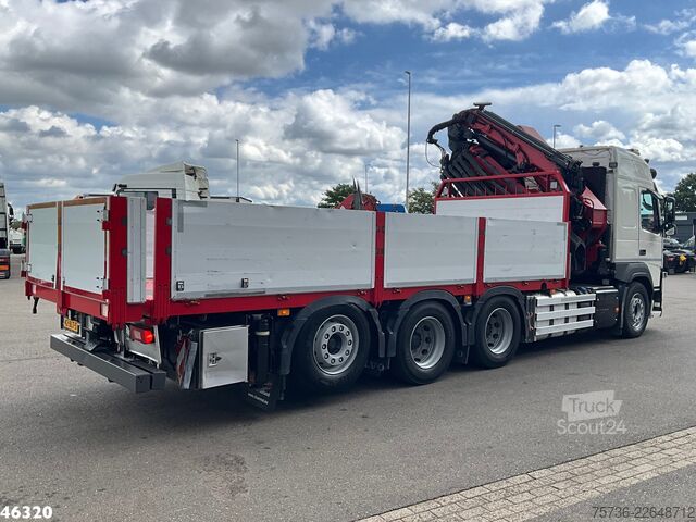 Darus teherautó Volvo FM 500 Euro 6 HMF 50 Tonmeter laadkraan + Fly-J...