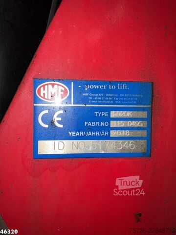 Kranbil Volvo FM 500 Euro 6 HMF 50 Tonmeter laadkraan + Fly-J...