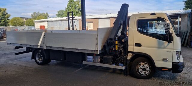 Tippbil skåpbil Mitsubishi Fuso Canter 9C18 Ladekran HC 80 A3