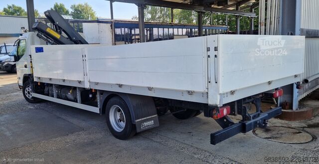 Tippbil skåpbil Mitsubishi Fuso Canter 9C18 Ladekran HC 80 A3