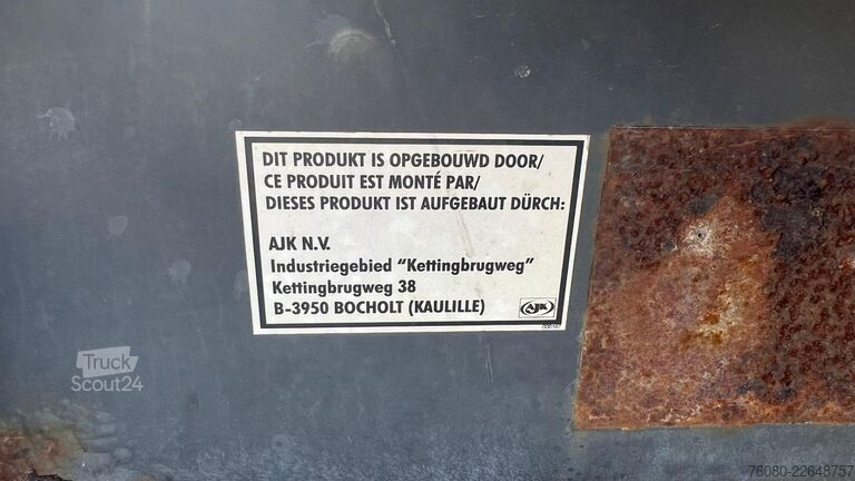 Konténer rendszer AJK HOOKLIFT / CONTAINER / AMPLIROL (5.50 L / BELGI...