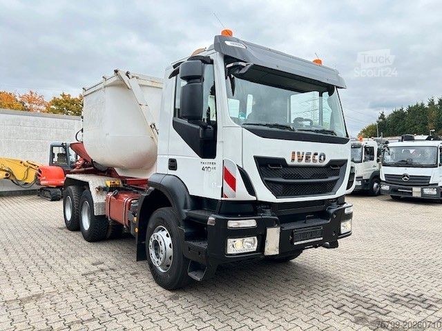 Kiepwagen IVECO 410 TRAKKER Wechselsystem Kipper + Asphaltmulde