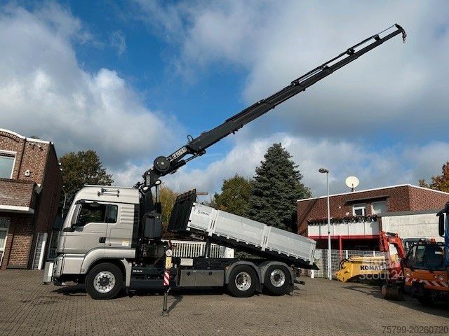 Autolaadkraan MAN 28.500 TGS 3Skipper + Fassi 395 Kran+Greifer 6x2