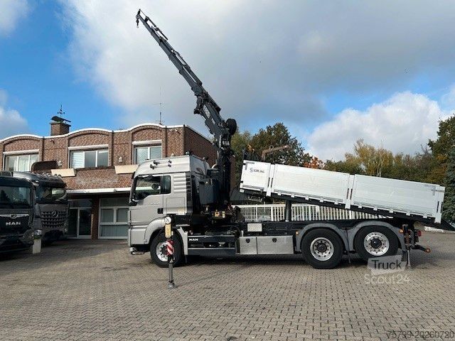 Autolaadkraan MAN 28.500 TGS 3Skipper + Fassi 395 Kran+Greifer 6x2