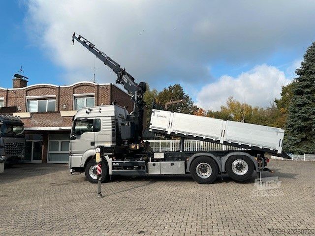 Autolaadkraan MAN 28.500 TGS 3Skipper + Fassi 395 Kran+Greifer 6x2