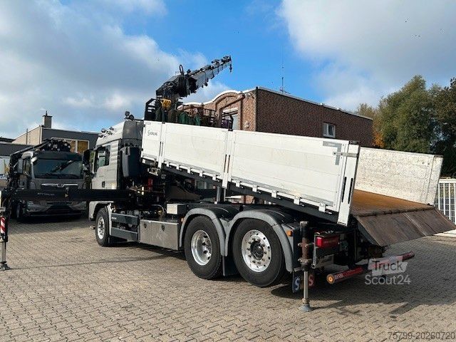 Autolaadkraan MAN 28.500 TGS 3Skipper + Fassi 395 Kran+Greifer 6x2