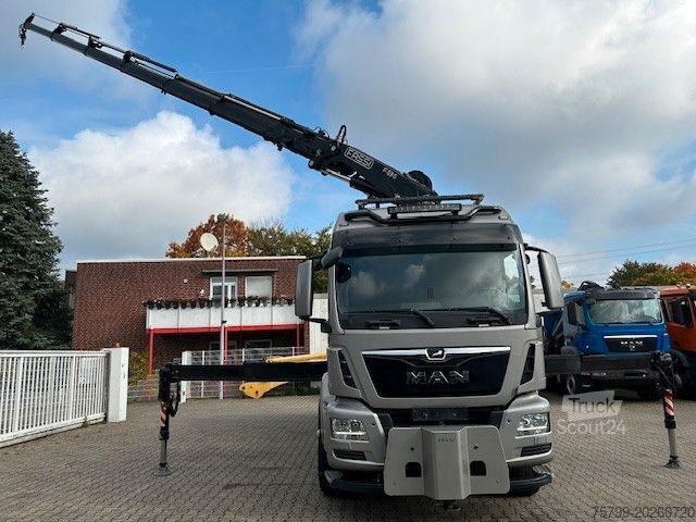Autolaadkraan MAN 28.500 TGS 3Skipper + Fassi 395 Kran+Greifer 6x2