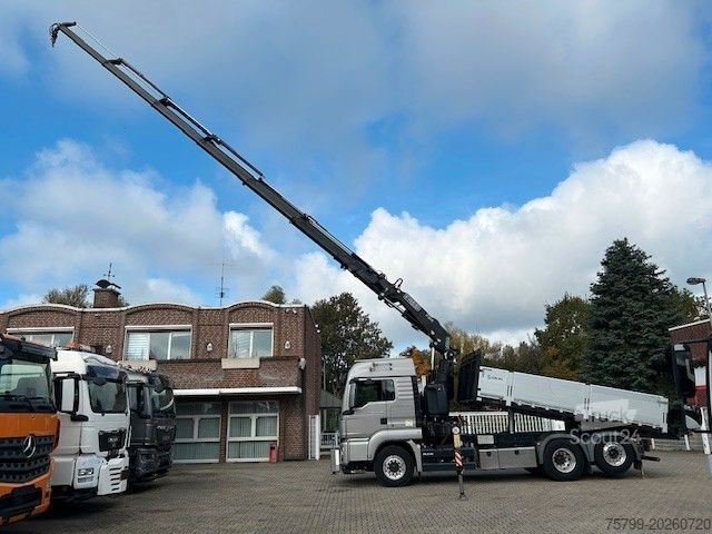 Autolaadkraan MAN 28.500 TGS 3Skipper + Fassi 395 Kran+Greifer 6x2