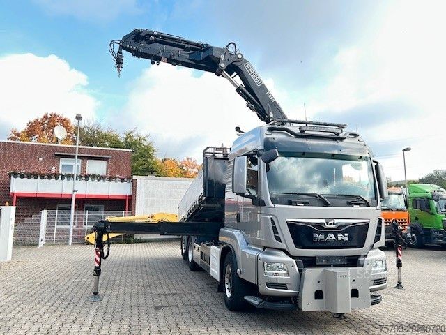 Autolaadkraan MAN 28.500 TGS 3Skipper + Fassi 395 Kran+Greifer 6x2