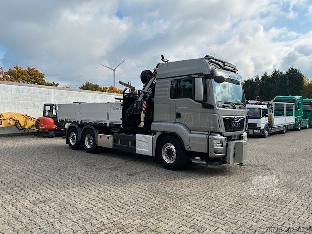 Autolaadkraan MAN 28.500 TGS 3Skipper + Fassi 395 Kran+Greifer 6x2