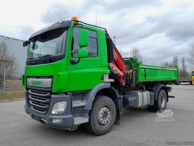 Háromirányú billenő teherautó DAF FA CF 340 DC Krankipper